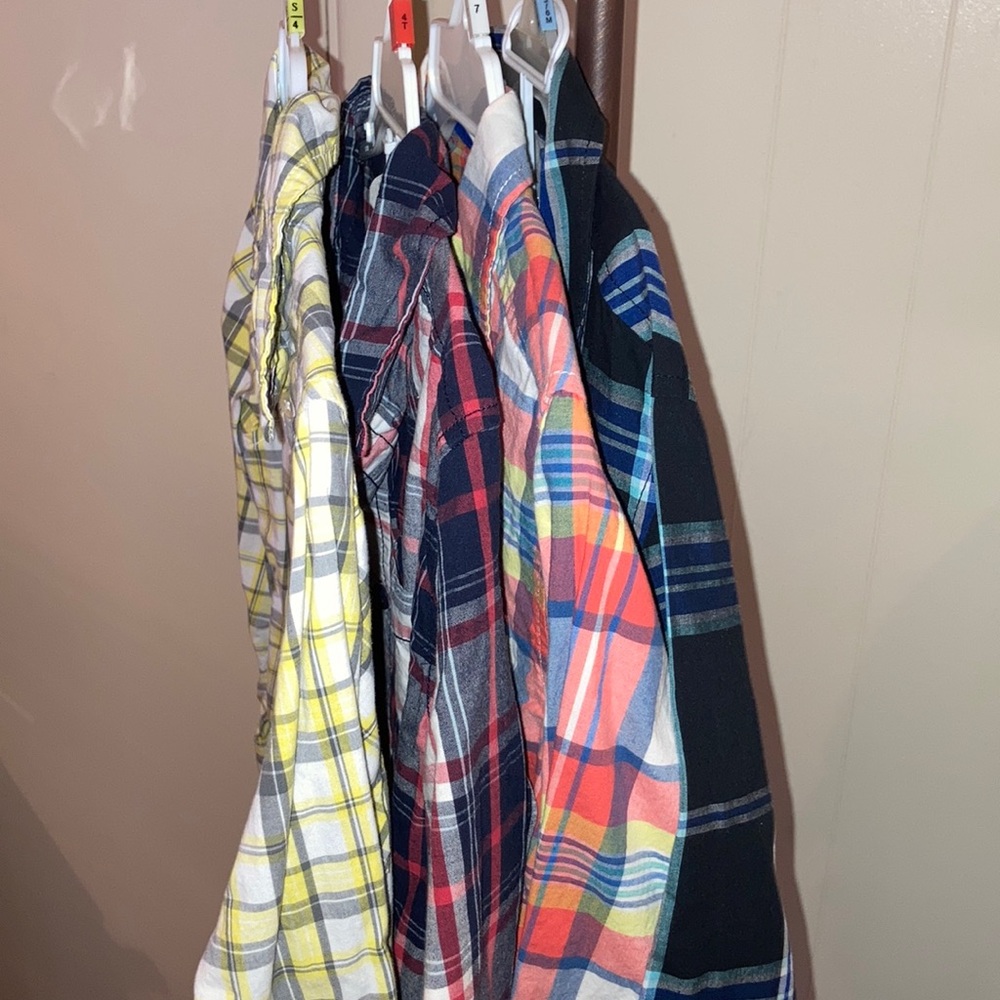 Bundle of boys button down shirts